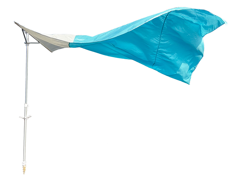 2.8*2.4M 2-리브 장식 비치 파라솔