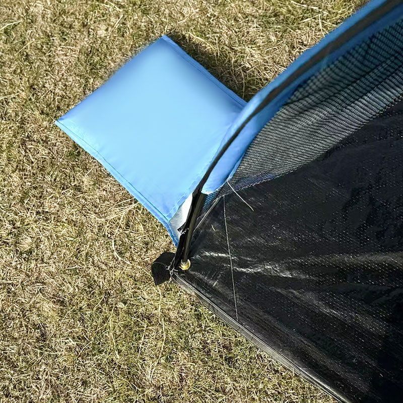 지상 매트가 통합된 야외 해변 캠핑 텐트