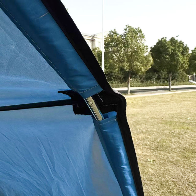 지상 매트가 통합된 야외 해변 캠핑 텐트