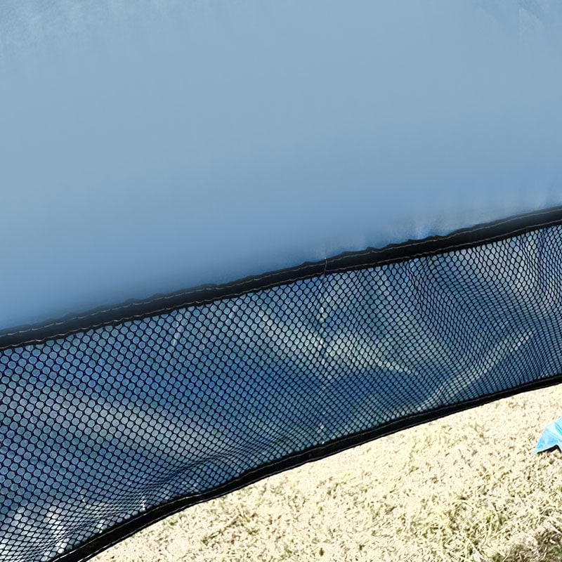 지상 매트가 통합된 야외 해변 캠핑 텐트