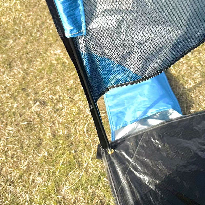 지상 매트가 통합된 야외 해변 캠핑 텐트