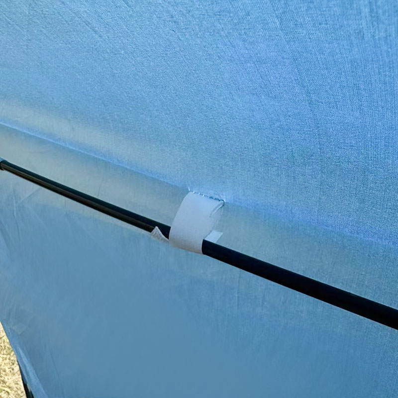 지상 매트가 통합된 야외 해변 캠핑 텐트