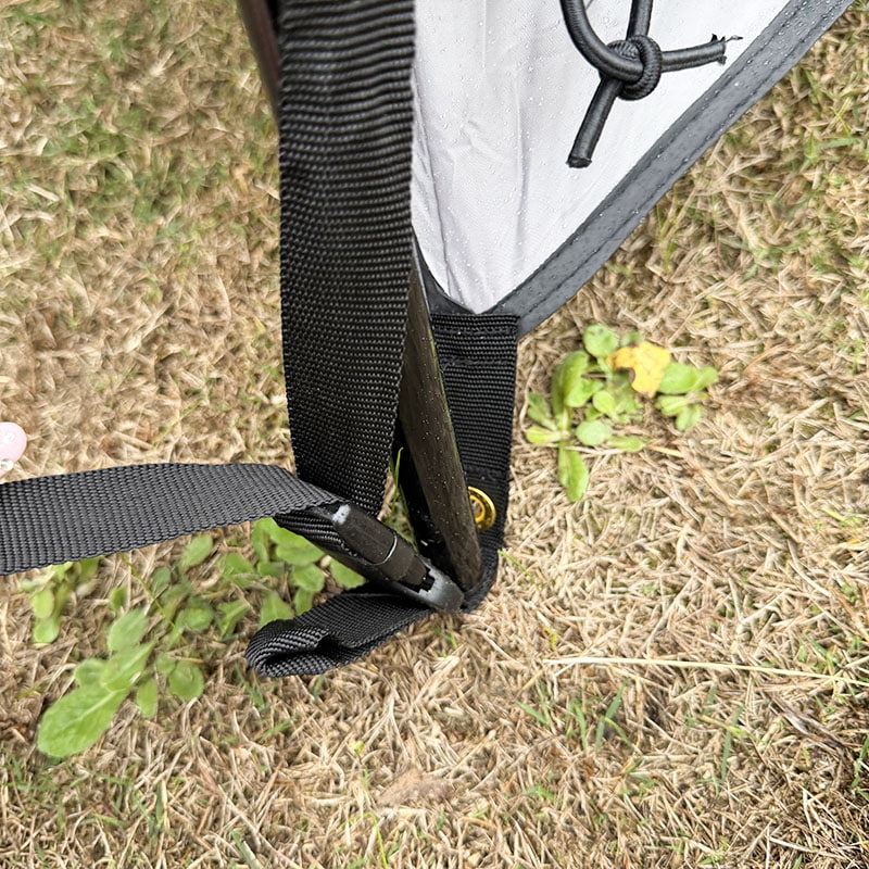 차량 후면과 연결되는 야외 캠핑용 복층 텐트