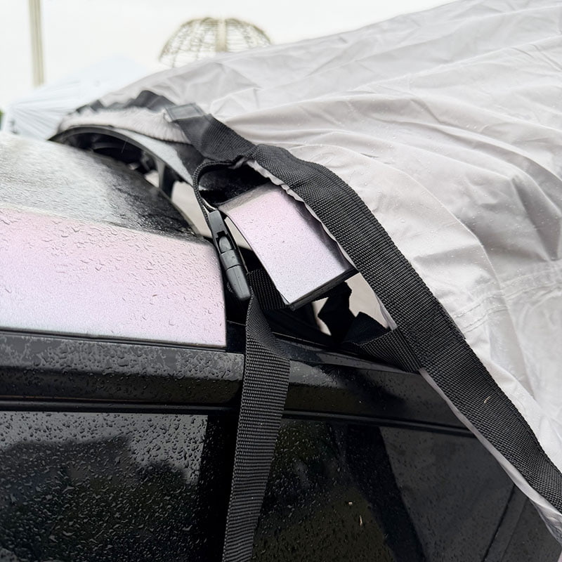 차량 후면과 연결되는 야외 캠핑용 복층 텐트